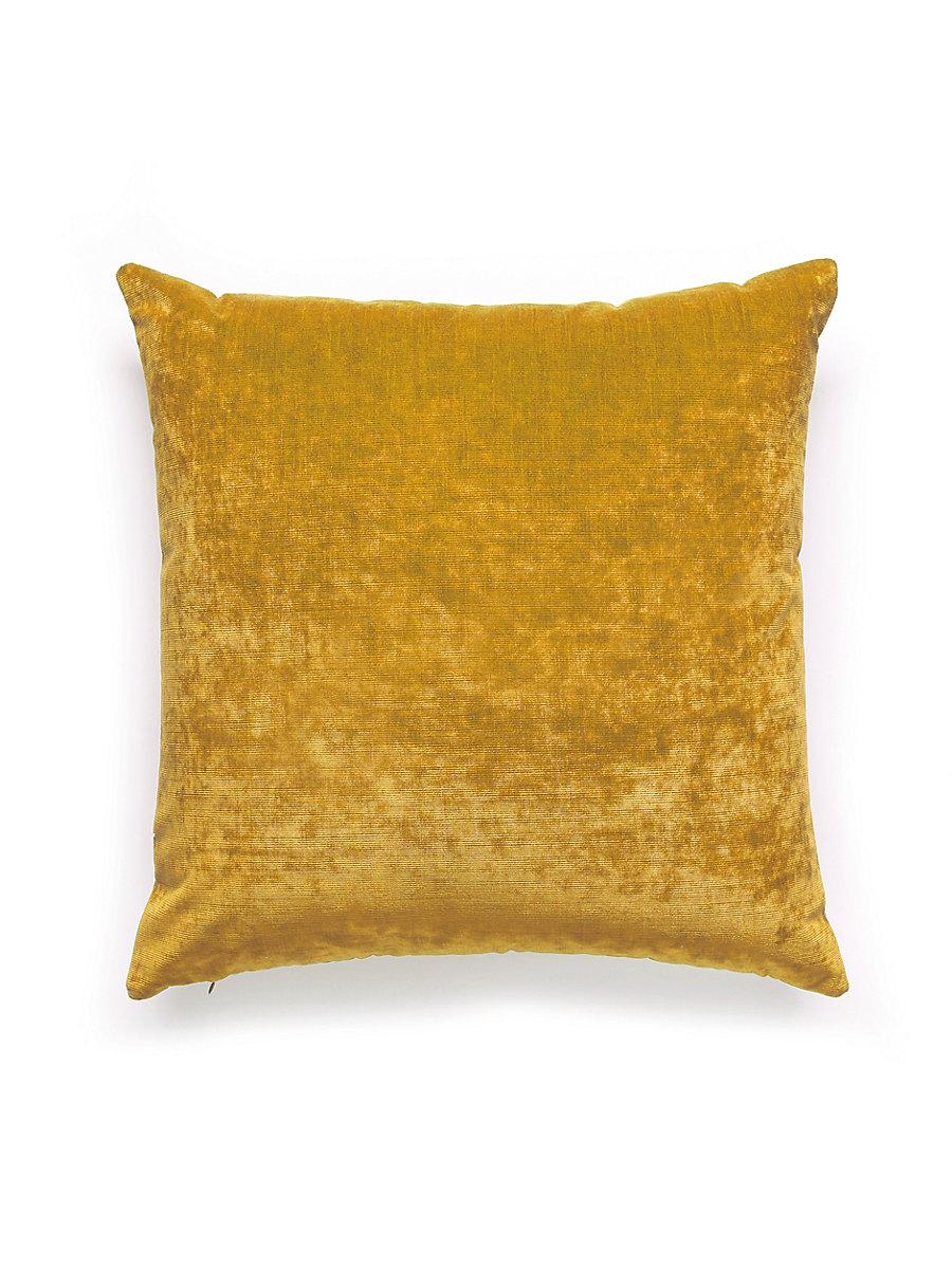 Scalamandre Supreme Velvet 22 X 22 - Olivenite Decorative Pillow