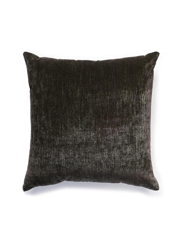Scalamandre Supreme Velvet 22 X 22 - Coffee Bean Decorative Pillow