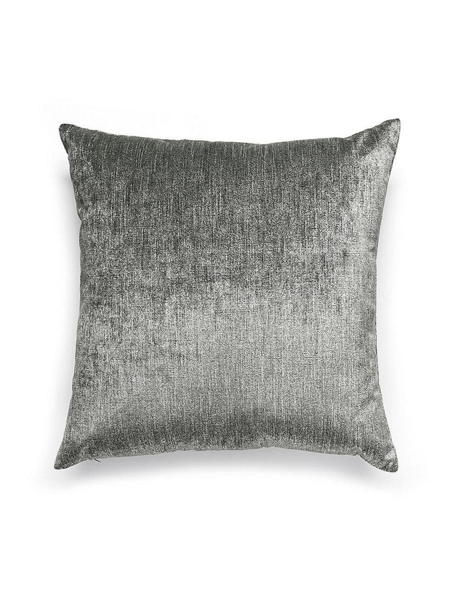 Scalamandre Supreme Velvet 22 X 22 - Stone Decorative Pillow