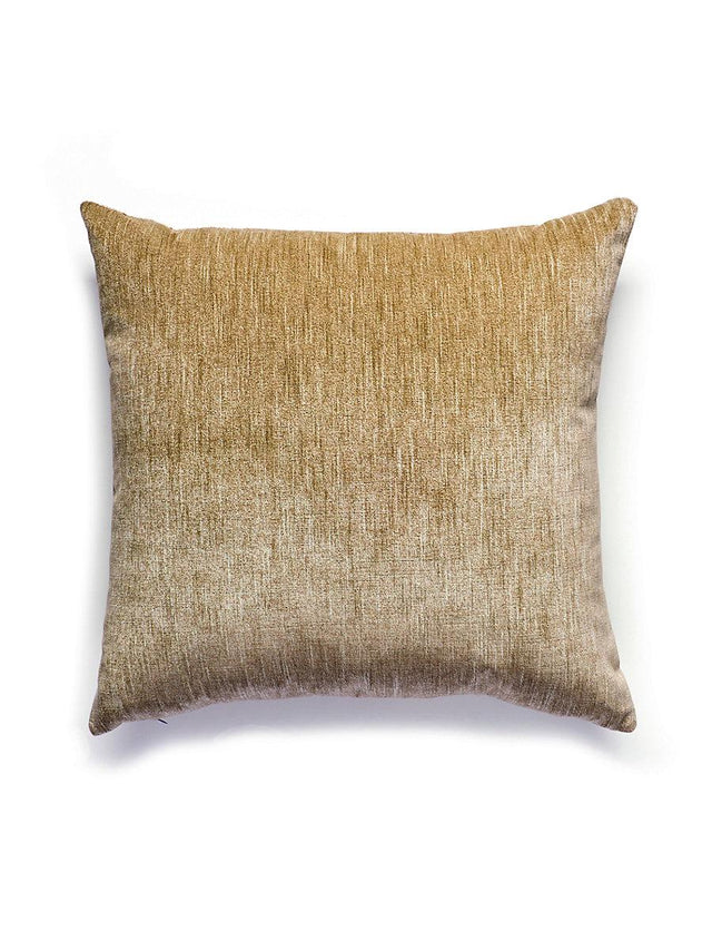 Scalamandre Supreme Velvet 22 X 22 - Moss Gray Decorative Pillow