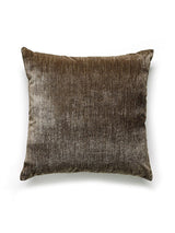 Scalamandre Supreme Velvet 22 X 22 - Walnut Decorative Pillow