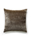 Scalamandre Supreme Velvet 22 X 22 - Walnut Decorative Pillow