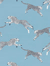 Scalamandre Leaping Cheetah Cotton Print Cloud Nine Fabric