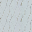 Antonina Vella Wavy Stripe Light Blue Wallpaper