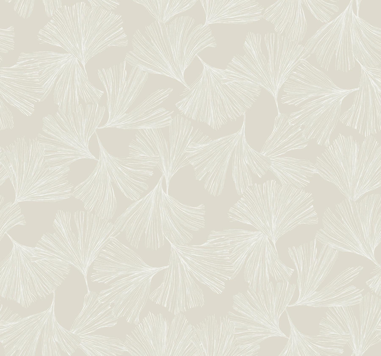 Antonina Vella Ginkgo Toss Glint Wallpaper