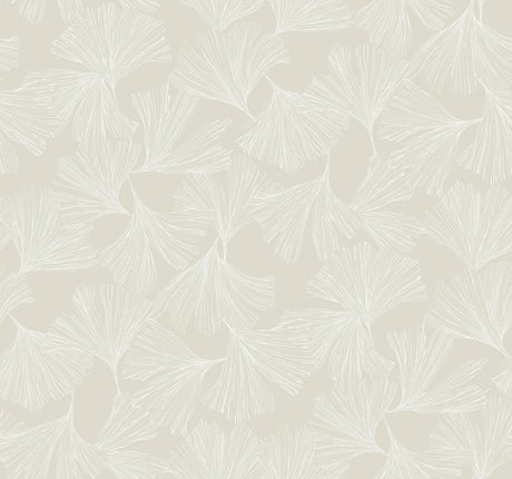 Antonina Vella Ginkgo Toss Glint Wallpaper