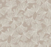 Antonina Vella Ginkgo Toss Silver Wallpaper