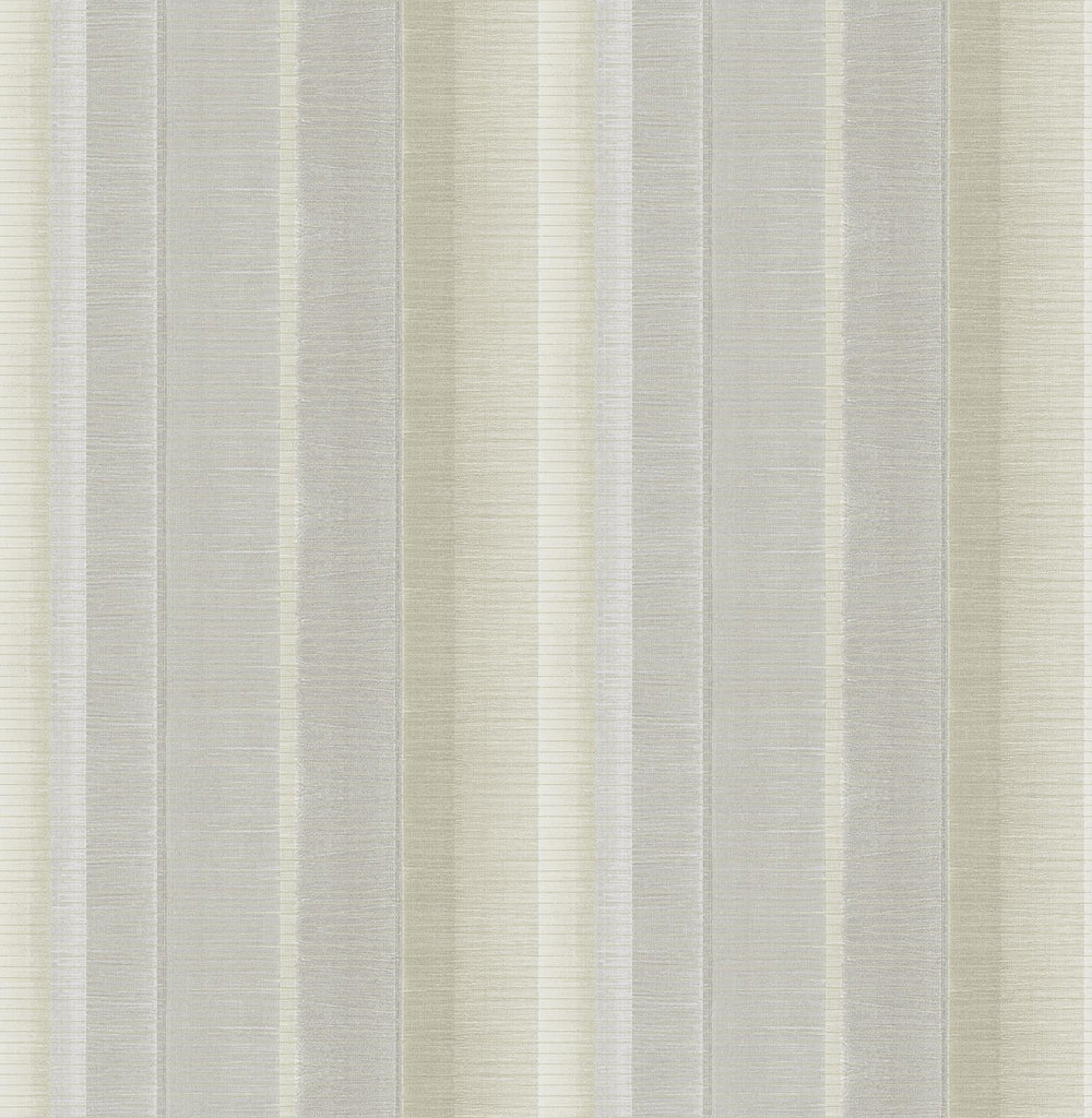 Brewster Home Fashions Flat Iron Silver Stripe Wallpaper