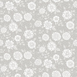 A-Street Prints Lizette Grey Charming Floral Wallpaper
