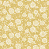 A-Street Prints Lizette Mustard Charming Floral Wallpaper