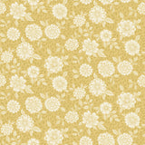 A-Street Prints Lizette Mustard Charming Floral Maize Wallpaper