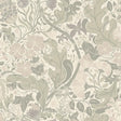 A-Street Prints Elise Light Grey Nouveau Gardens Wallpaper