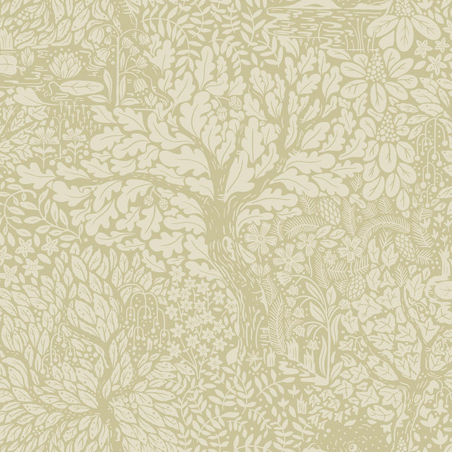 A-Street Prints Olle Sage Forest Sanctuary Wallpaper