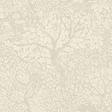 A-Street Prints Olle Taupe Forest Sanctuary Wallpaper