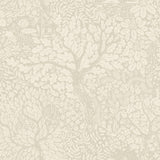 A-Street Prints Olle Forest Sanctuary Taupe Wallpaper