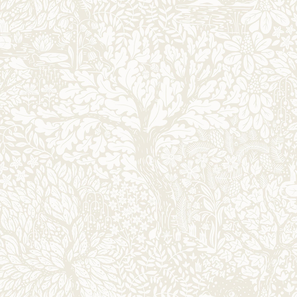 A-Street Prints Olle Forest Sanctuary Cream Wallpaper