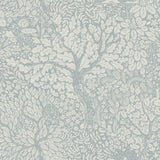 A-Street Prints Olle Light Forest Sanctuary Blue Wallpaper