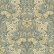 A-Street Prints Ojvind Sea Green Floral Ogee Wallpaper