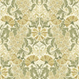 A-Street Prints Ojvind Gold Floral Ogee Wallpaper