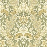 A-Street Prints Ojvind Gold Floral Ogee Wallpaper