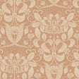 A-Street Prints Berit Coral Floral Crest Wallpaper