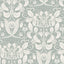 A-Street Prints Berit Blue Floral Crest Wallpaper