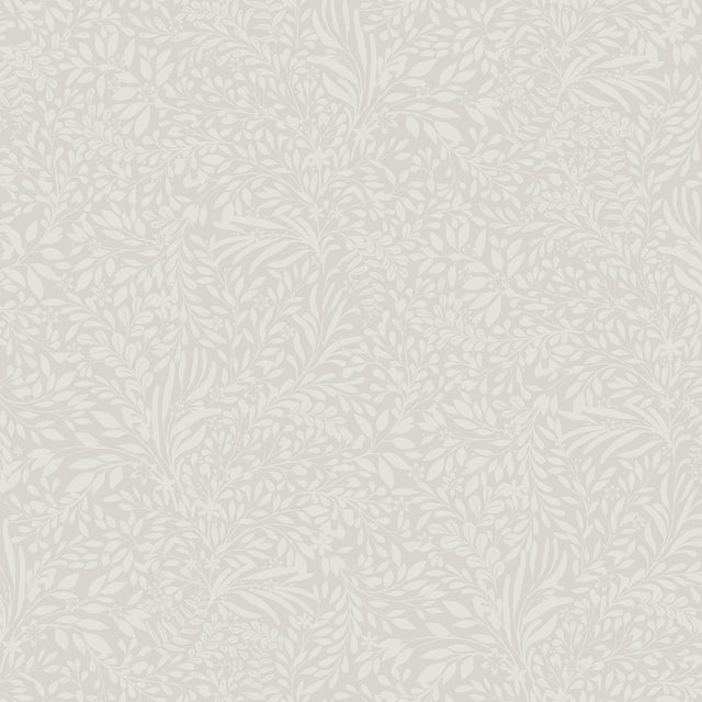 A-Street Prints Kristina Light Grey Botanical Wallpaper