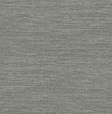A-Street Prints Malin Grey Faux Grasscloth Wallpaper