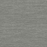 A-Street Prints Malin Faux Grasscloth Grey Wallpaper
