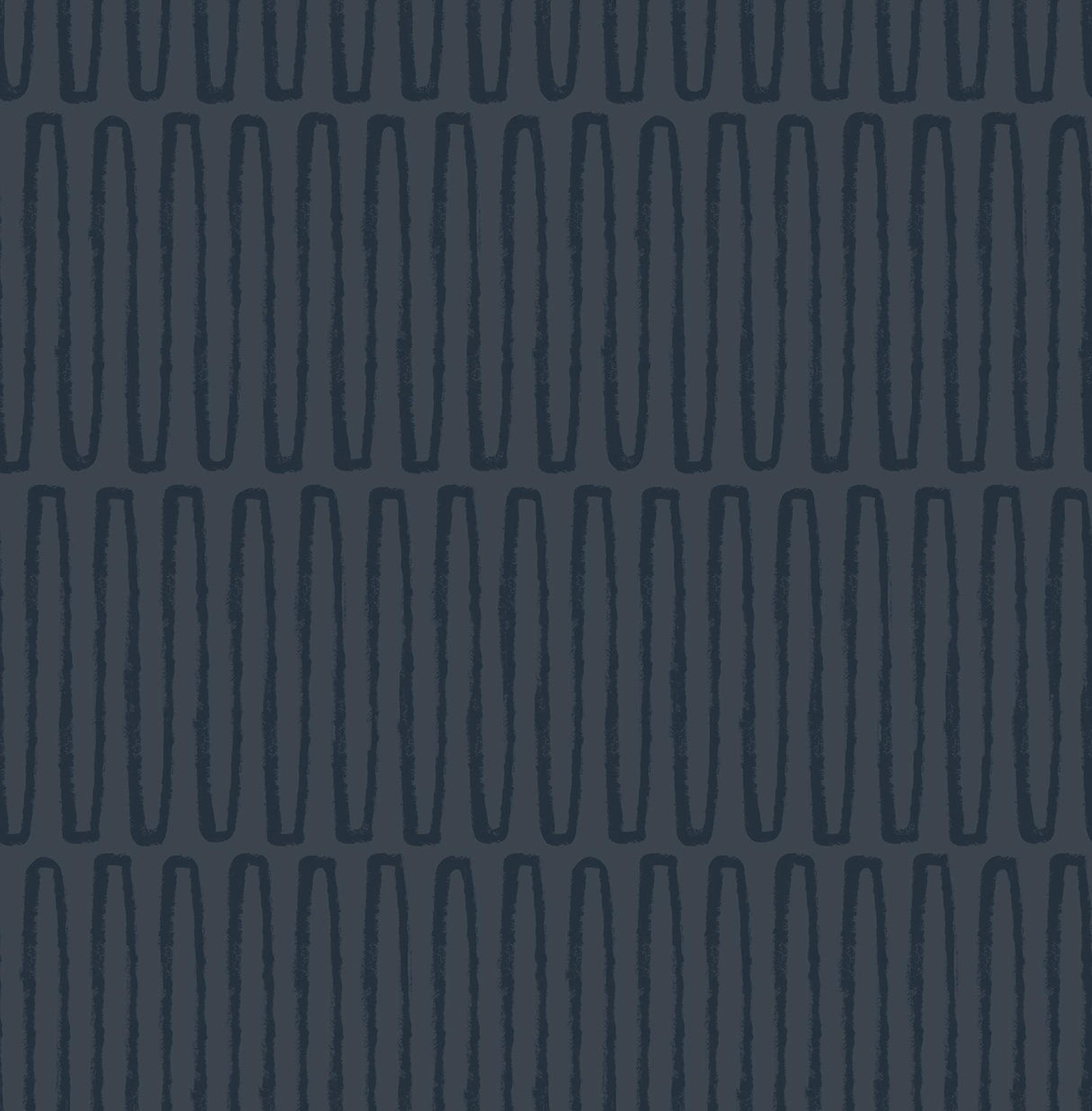 A-Street Prints Lars Navy Retro Wave Wallpaper