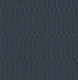 A-Street Prints Lars Navy Retro Wave Wallpaper