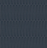 A-Street Prints Lars Retro Wave Navy Wallpaper
