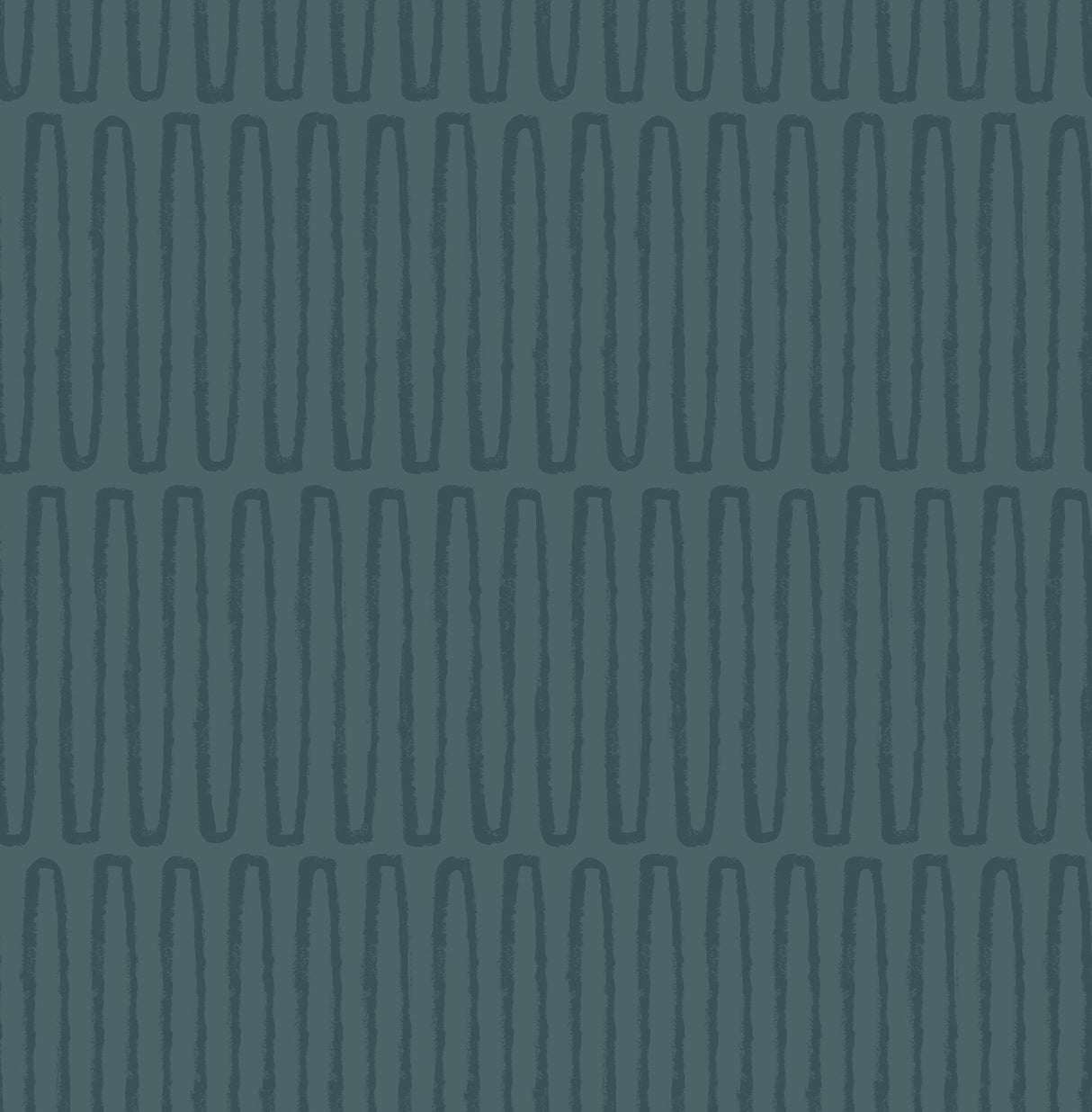 A-Street Prints Lars Teal Retro Wave Wallpaper