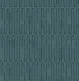 A-Street Prints Lars Teal Retro Wave Wallpaper