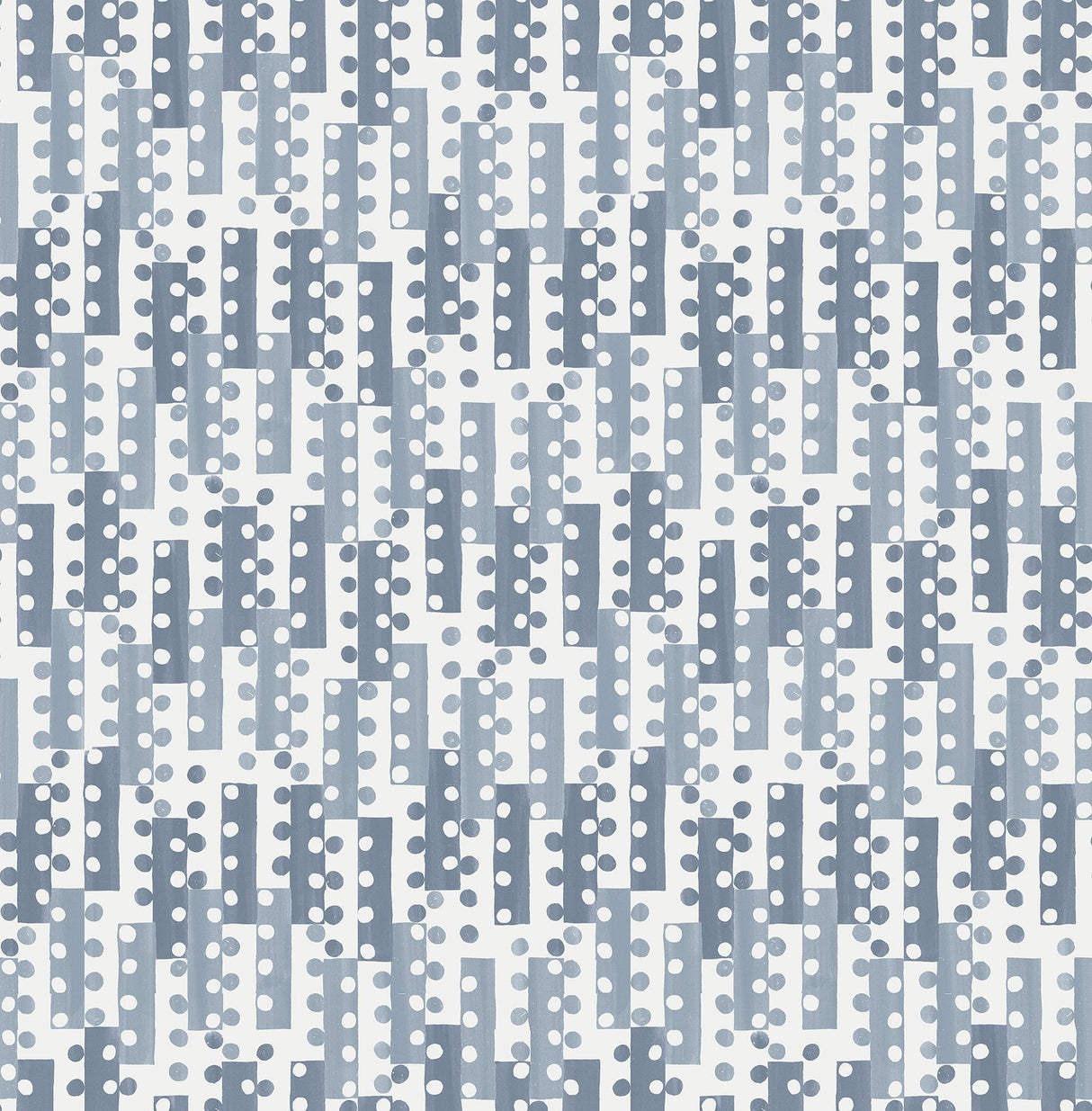 A-Street Prints Erik Blue Building Blocks Wallpaper