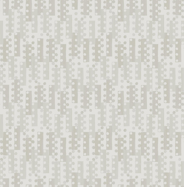 A-Street Prints Erik Light Grey Building Blocks Wallpaper