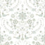 A-Street Prints Britt Neutral Embroidered Damask Wallpaper