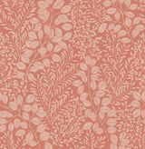 A-Street Prints Elin Berry Botanical Coral Wallpaper
