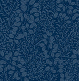 A-Street Prints Elin Blue Berry Botanical Wallpaper