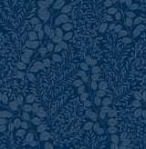 A-Street Prints Elin Berry Botanical Blue Wallpaper