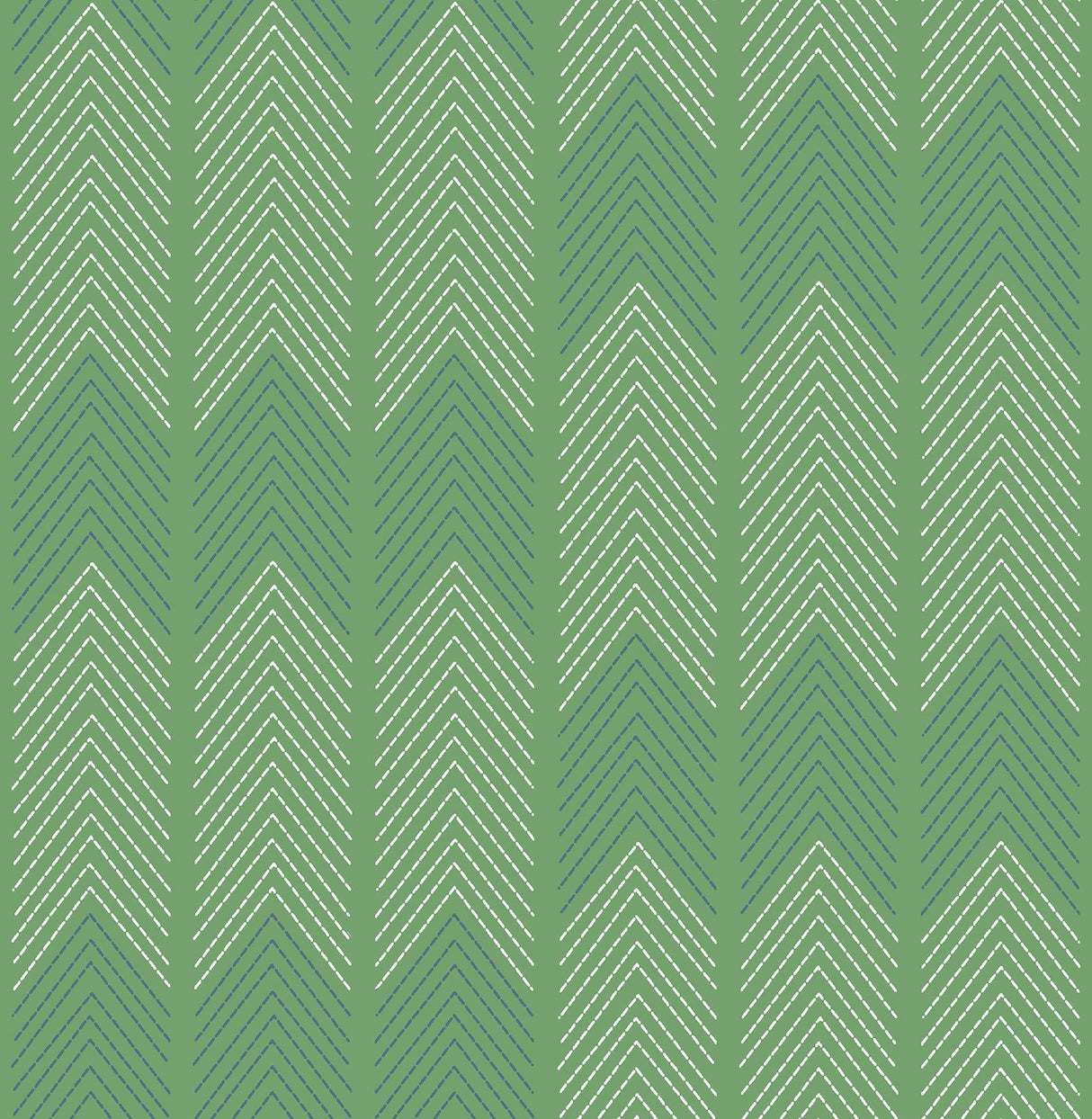 A-Street Prints Nyle Green Chevron Stripes Wallpaper