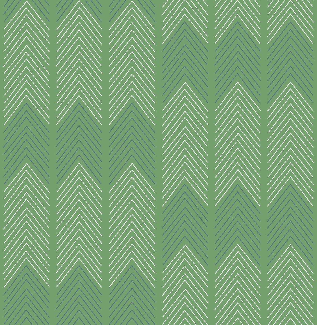 A-Street Prints Nyle Chevron Stripes Green Wallpaper