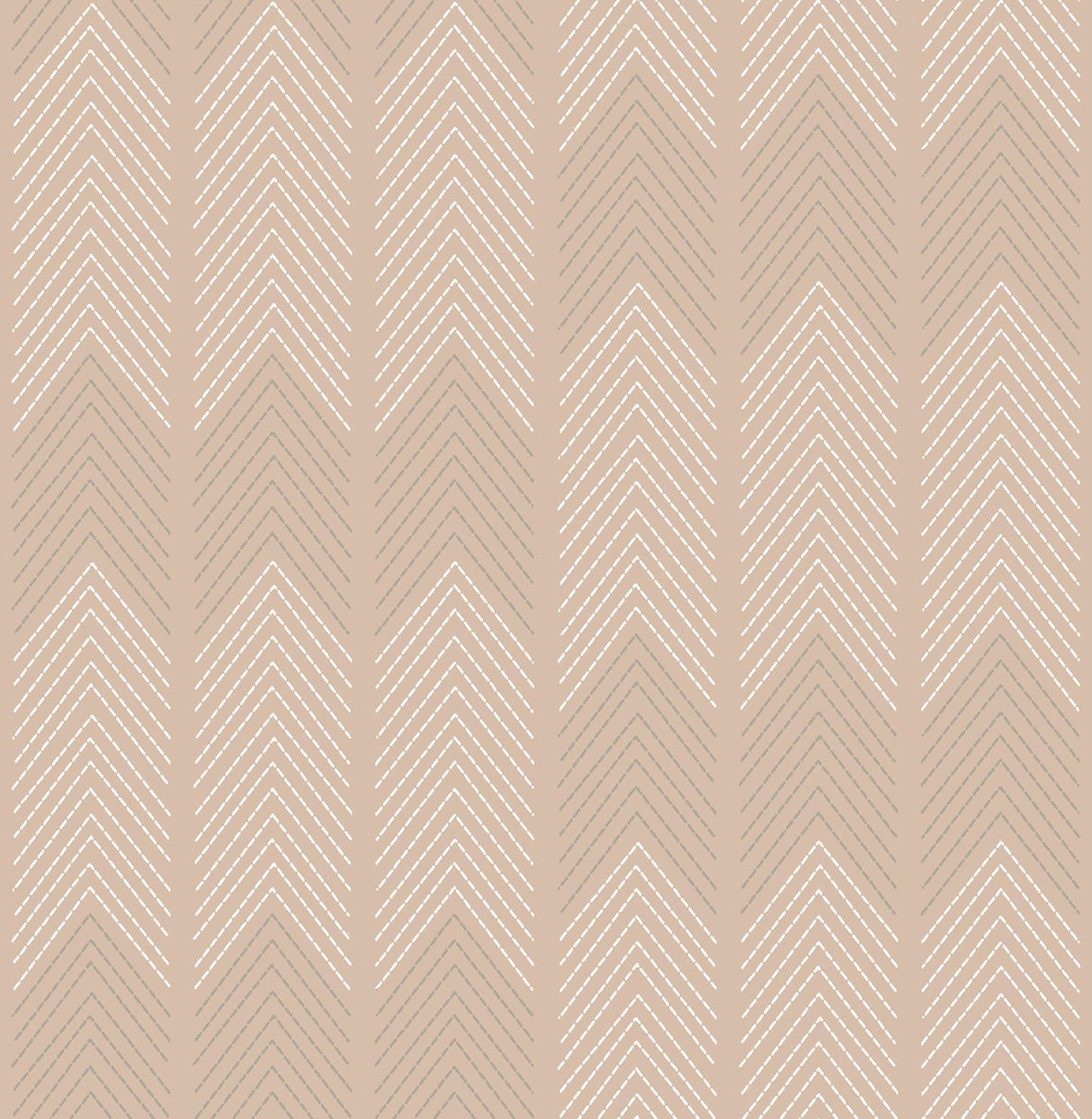A-Street Prints Nyle Blush Chevron Stripes Wallpaper