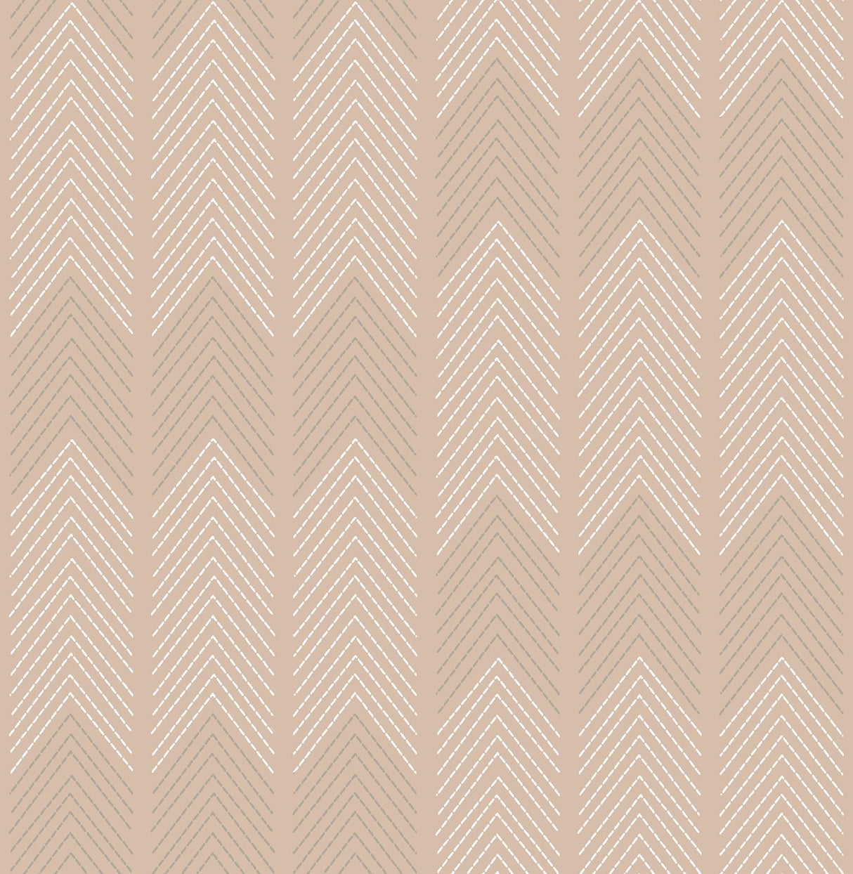 A-Street Prints Nyle Chevron Stripes Blush Wallpaper