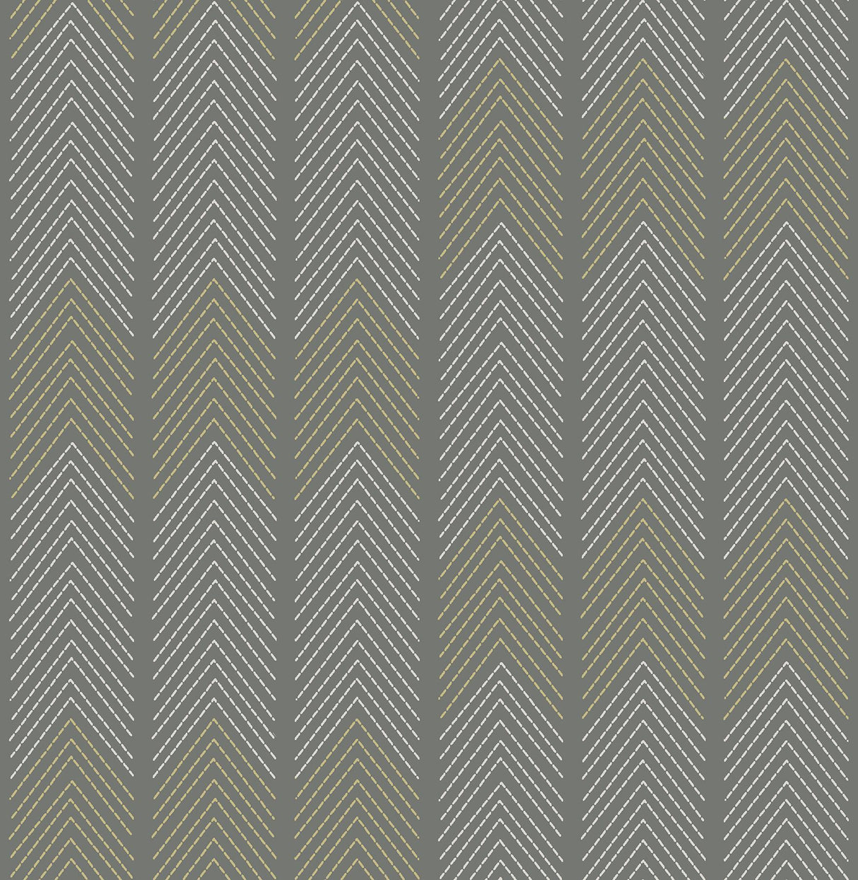 A-Street Prints Nyle Dark Grey Chevron Stripes Wallpaper