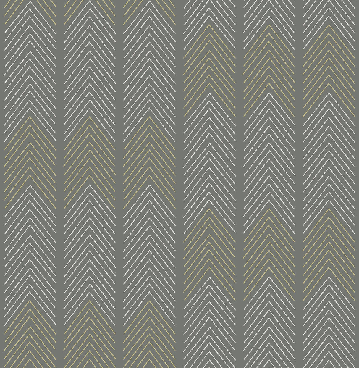 A-Street Prints Nyle Chevron Stripes Dark Grey Wallpaper