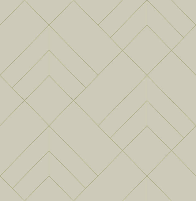 A-Street Prints Sander Light Grey Geometric Wallpaper
