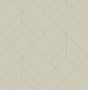 A-Street Prints Sander Light Grey Geometric Wallpaper