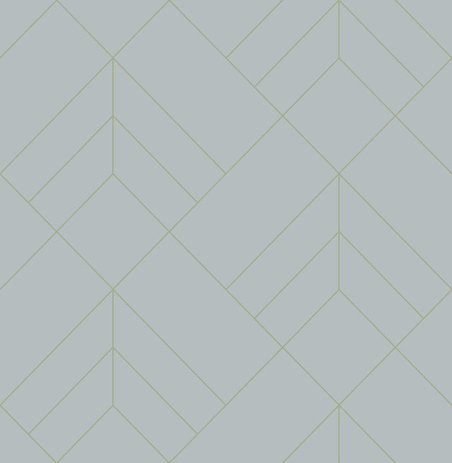 A-Street Prints Sander Light Blue Geometric Wallpaper