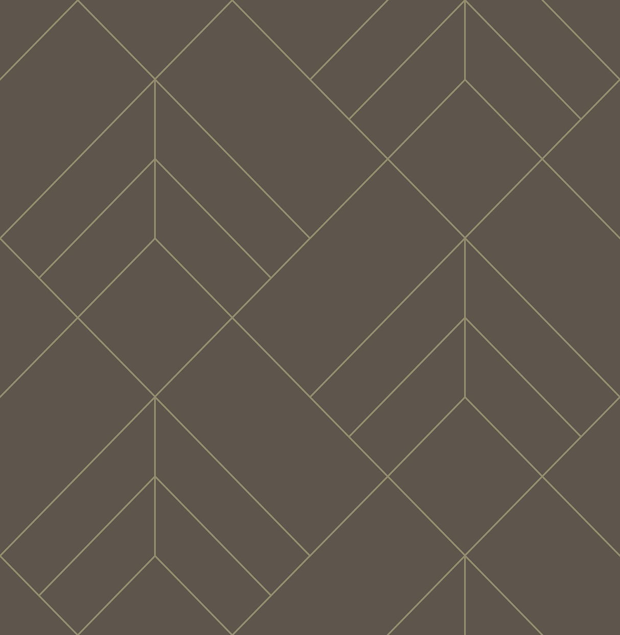 A-Street Prints Sander Geometric Chocolate Wallpaper
